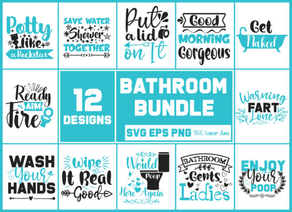 Bathroom Quote SVG Bundle Review