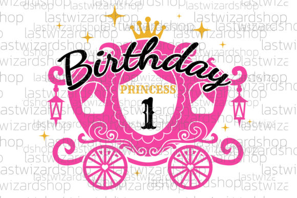 Birthday Princess Svg First Impressions