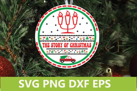 Christmas Sign SVG - the Story of Christ