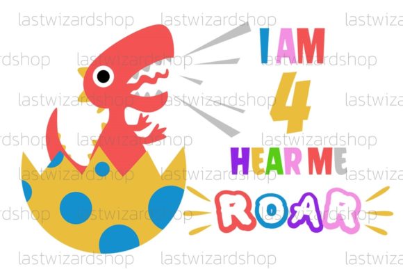 I Am Four Hear Me Rawr Svg Review