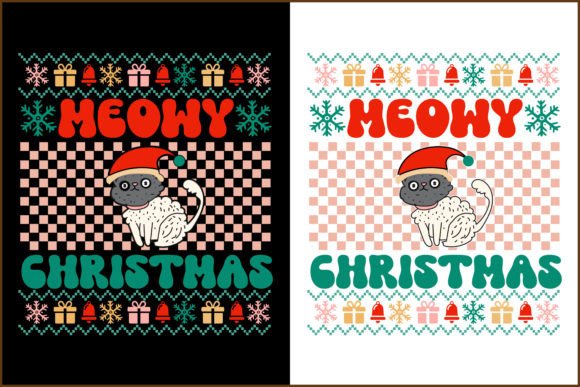 Meowy Christmas - Retro Christmas Svg Review