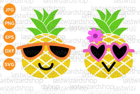Summer Pineapple with Sunglass Svg Review